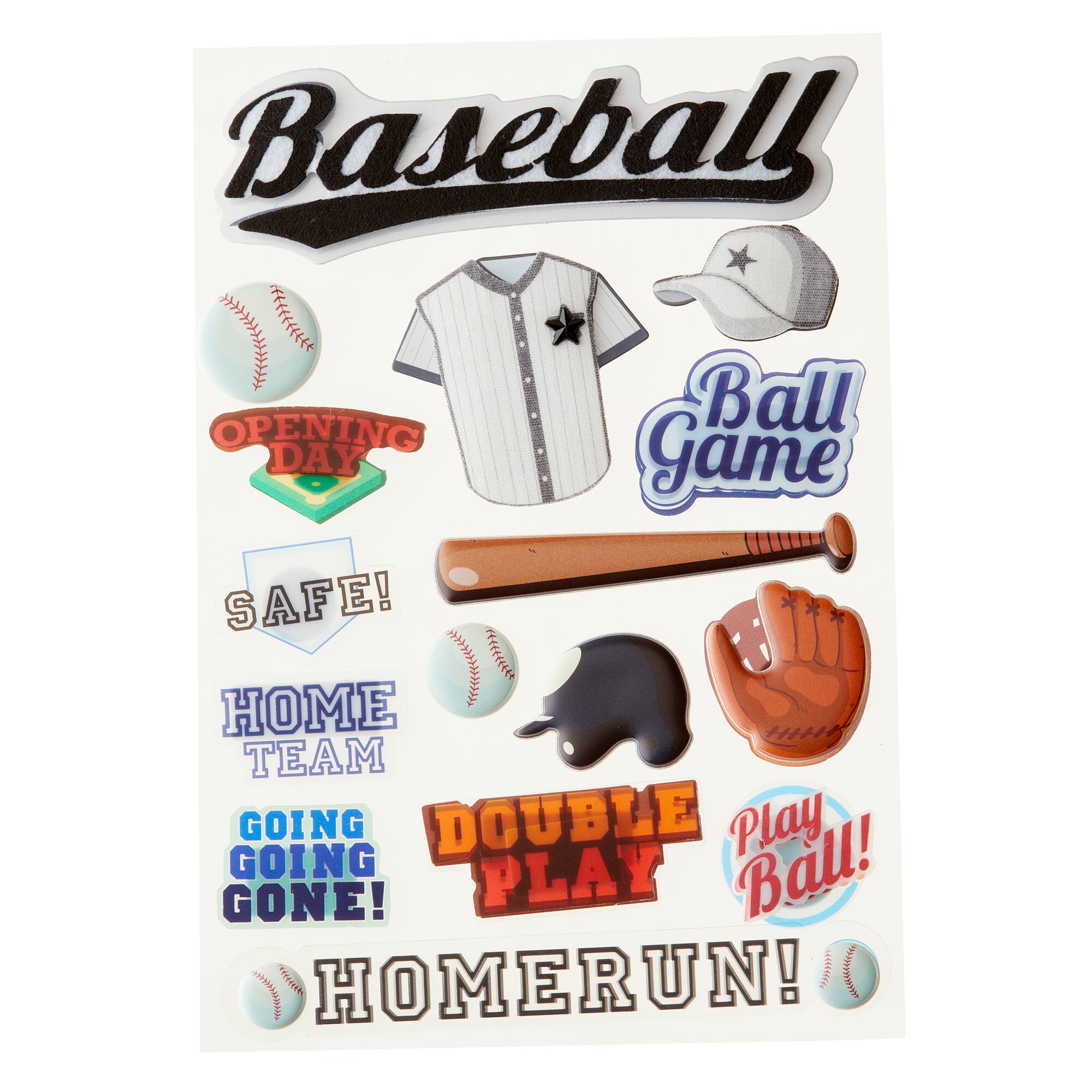 Dimensional Baseball Stickers by Recollections™